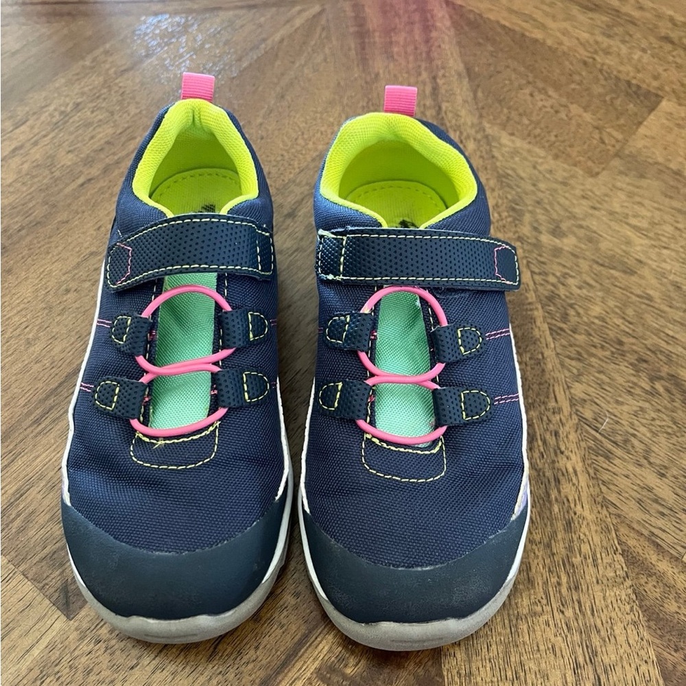 See Kai Run Navy and Pink Kids Sneakers